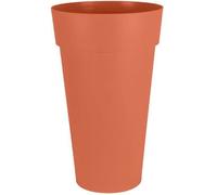 EDA Pot de fleur Toscane rond Ø48 x H80 cm Orange Terre Battue / Eda Gris