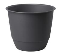 EDA-Pot en matière recyclée coloris anthracite Poetic Joy 25 - diamètre 24,6 x H 20,3 cm