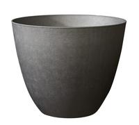 EDA-Pot en matière recyclée coloris gris ardoise Poetic Elément conique 40 L - diamètre 39,1 x H 32 cm
