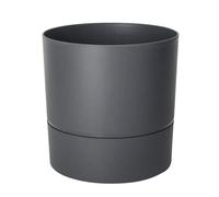 Pot Rond Polypropylène Aquaduo Diam.28.5 Cm Gris Anthracite G