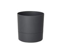 Pot Rond Polypropylène Aquaduo Diam.19.3 Cm Gris Anthracite