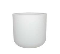 EDA-Pot rond blanc cérusé Eda Plastique graphit up - diamètre 38,5 x 36,8 cm