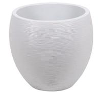 Pot plastique EGG Graphit Blanc cérusé - 46 l - EDA