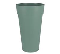 EDA-Pot rond haut en polypropylène vert laurier Eda Toscane 90 L - diamètre 48 x H 80 cm