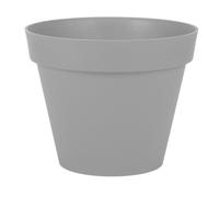 EDA - Pot de Fleur Rond Toscane Ø 30 cm - Volume 10 L - Ø 29,5 x H.24 cm - Gris béton