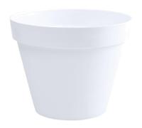 EDA Pot de fleur rond TOSCANE - 76 L - Ø 60 x H 47 cm - Blanc
