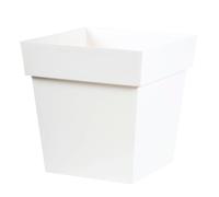EDA - Pot de fleur Toscane POP 39x39x39cm carré 38L - Blanc