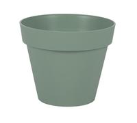 EDA - Pot de Fleur Rond Toscane Ø 20 cm - Volume 3 L - Ø 20 x H.17 cm - Vert Laurier