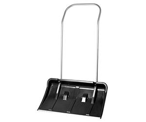 EDA - Poussoir à Neige - Renfort Aluminium - avec 2 roulettes pour Faciliter la Poussée - 79,5 x 44 x 139 cm