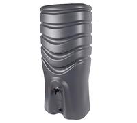 Récupérateur d'eau de pluie 350L Eda Plastiques coloris anthracite L.64,5 x l.50 x H.141 cm