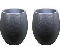 Eda Round Pot Graphit Ø50cm - Capacité 53L - Gris Anthracite