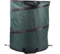 EDA - Sac de Ramassage Pop UP 117 L - Sac à Déchets de Jardin Pliable - Waterproof - 3 Anses - Ø 50 x H.60 cm - Vert