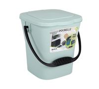 EDA-Seau à compost vert eucalyptus - 6L