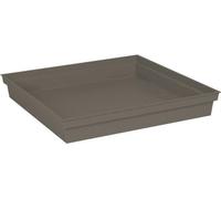 EDA Soucoupe carrée TOSCANE - 40 x 40 x 5,9 cm - Taupe