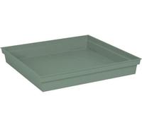 EDA Soucoupe carrée TOSCANE - 40 x 40 x 5,9 cm - Vert laurier