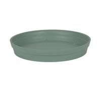 EDA-Soucoupe ronde en polypropylène vert laurier Eda Toscane - diamètre 28 cm