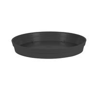 EDA Soucoupe ronde TOSCANE Ø 28 cm pour pot TOSCANE Ø 40 cm - Gris anthracite