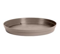 EDA Soucoupe ronde Toscane - Ø 34,5 x H 4,10 cm pour pot Ø 48 cm - Taupe