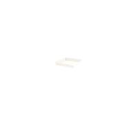EDA-Soucoupe Toscane carree Blanc L26,7x l26,7x H3 cm