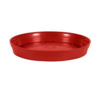 EDA-Soucoupe Toscane couleur rouge rubis - diamètre 40cm x H5,8 cm