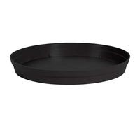 EDA Plastiques Soucoupe Toscane Ø34,5 × H4,8 cm pour pot Ø48 cm Anthracite