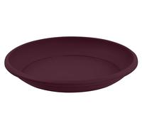 EDA - Soucoupe Universelle Ø 21 cm - pour Pot de Fleur Osaka Ø 25 et 30 cm - Rouge Bourgogne