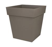 EDA Toscane pot carré - 50 cm - 87 l - Taupe