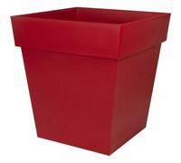 EDA Toskana quadratischer Topf - 50 cm - 87 L - Rot