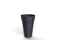 EDA - Pot de Fleur Vase Haut XXL TOSCANE Ø 48 cm - Volume 90 L - Ø 48 x H.80 cm - Gris anthracite