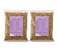 Edamame grillé et salé 1 kg nut&me | Sans gluten et sans sucres ajoutés | Riche en protéines | En-cas croquant | Pack 2 x 500 g