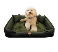 EDANTI Coussin pour chien et chat - Canapé imperméable - XXL-S - Pour petits, moyens et grands chiens (vert, 100 x 75 cm)