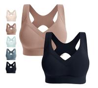 EDAT Zoeshape - Soutien-gorge gainant et gainant puissant, soutien-gorge Niraloom for femme, confort doux sans armatures(2pcs-D,M)