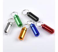 Edc Boîte De Survie En Alliage D'Aluminium, Conteneur De Pilule De Survie D'Urgence, Capsule Étanche, Bouteille, Outils De Premiers Secours