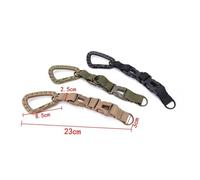 Edc Escalade Mousqueton Ceinture Sac À Dos Cintre Camp En Plein Air Militaire En Nylon Sangle Boucle Crochet Eau Porte-Bouteille Pince