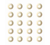 EDC Lot de 20 joints d'étanchéité en laiton pour couteau de poche en acier froid Recon 1 Voyager, rondelles de goupille pivot Meson Shim Joint de remplacement, 0,3 x 14 x 6,2 mm