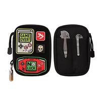 EDC Pouch Pocket Organizer,Multifonction EDC Petite Pochette avec Surface Hook and Loop,Petit Sac à Outils Nylon Pochette EDC Multitool,Poche Accessoire de Sac à Dos EDC pour Petits Outils(TK04)