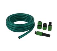 Edco Eindhoven B.V. 8711252271071 Kinzo Set de tuyau d'arrosage 14 mm max. 6 barres avec 3 raccords et 1 douchette Vert Taille unique 30 m