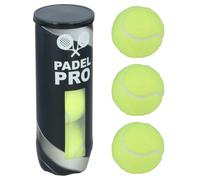 Edco Eindhoven B.V. Set de 3 Balles de Padel en Tube - Utilisables en Tennis Loisir - Balle de Tennis Enfant et Adulte - Rebond Régulier et Feutre Résistant