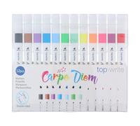 edco eindhoven b.v. Topwrite Twinmarker - Stylos - Marqueurs et Feutres fins - Ensemble de 12 Couleurs