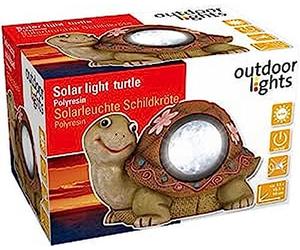 Edco Pot 15,5 x 15,5 x 10,5 x 10 cm Tortue Solaire - Multicolore