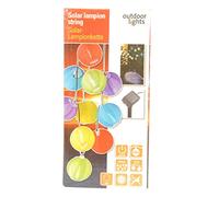 Edco Pot 871125234759 240 cm Guirlande solaire Lampion LED - multicolore