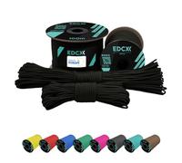 EdcX 2 mm Nylon Paracord 275 (15, 30, 50 and 100 m)- 100% Nylon Rope, 3-Strand Cord, Nylon Cord 2 mm in Many Colours (Army Green, 30 m)