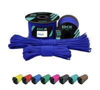 EdcX 2 mm Nylon Paracord 275 (50 et 100 m) - Corde 100% Nylon, Corde 3 brins, Corde Nylon 2 mm en Plusieurs Couleurs (Turquoise, 100 m)