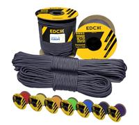 EdcX 3 mm Nylon Paracord 425 (15, 30, 50 and 100m) - 3 mm Type II, 100% Nylon Rope, 3 Strand Rope, 3 mm Nylon Rope in Many Colors (Navy Blue, 30 m)