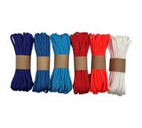 EdcX Paracord 4 mm, Paracord Set (30 m, 50 m, 60 m) | Idéal pour l'artisanat, Le Camping, la Survie | Corde 100% Nylon 4 mm | Cordon Tactique 550 Type III (Sea Set, 6x5m)