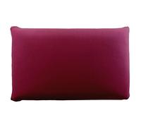 Edda Lux Housse destiné à Oreiller en Taille 70 x 42 cm, 72 x 42 cm et 70 x 40 cm, Taie d'oreiller Douce en Jersey pour Coussin, 100% Coton, Bordeaux