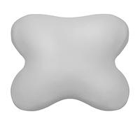 Edda Lux Housse destiné à Tempur All-Around Oreiller 60/56 x 50/48 cm, Taie d'oreiller Douce en Jersey pour Coussin de Forme Papillon, 100% Coton, Platine