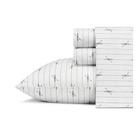 Eddie Bauer 221885 en Aval Percale de Coton de lit, Bleu, King