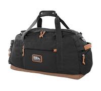 Eddie Bauer Bygone Sac de Sport de Taille Moyenne en Polyester/Nylon Robuste avec Compartiment Principal en Forme de U 45 l, Noir, Taille Unique
