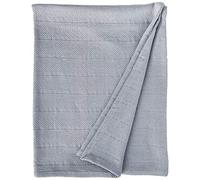 Eddie Bauer Couverture pour Grand lit, literie en Coton léger, décoration d'intérieur pour Toutes Les Saisons (Chrome à Chevrons, Grand lit)